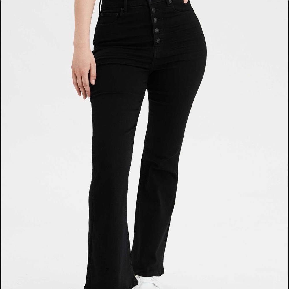 American Eagle Next Level Curvy Highest Rise Flare Jean
